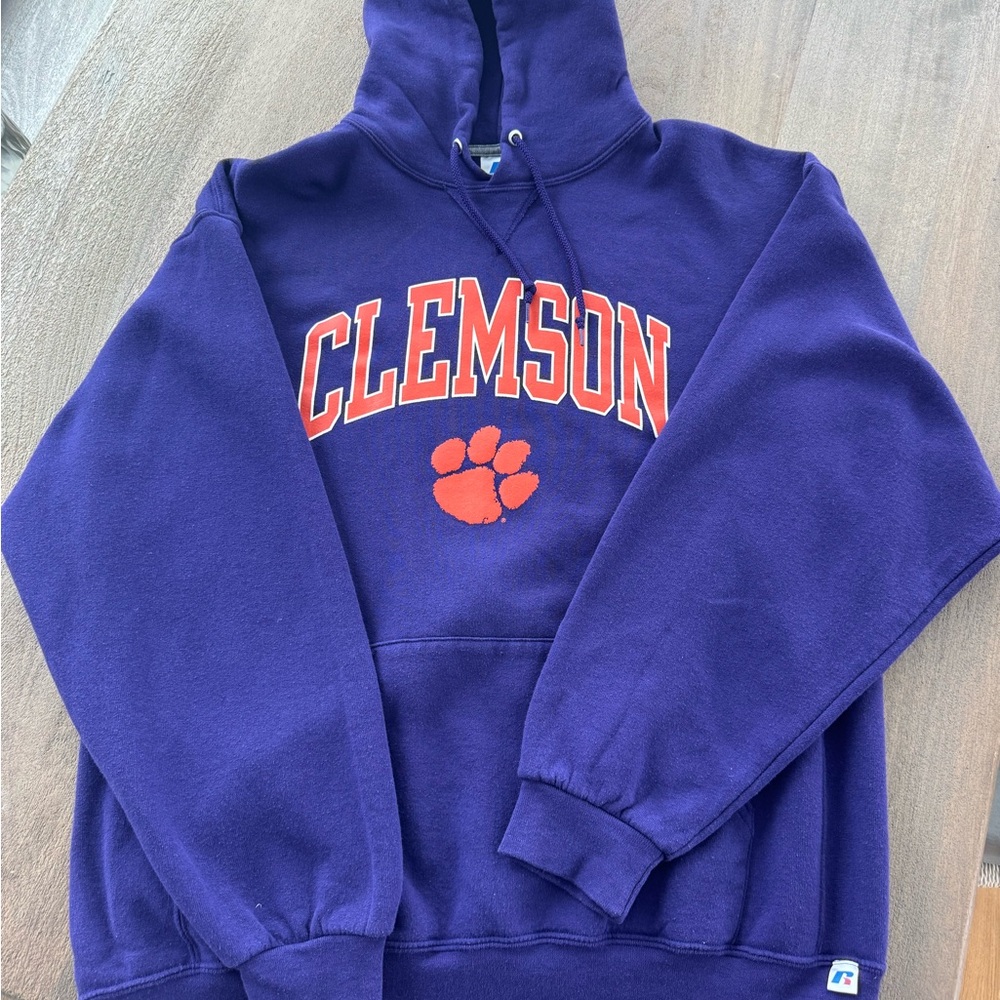 Purple and Orange Clemson University Hoodie